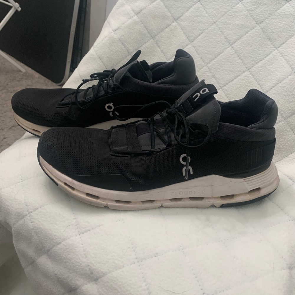 On Cloudnova Phantom White Sneakers